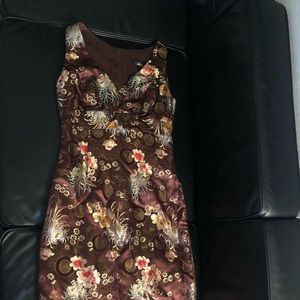 Nice colorful dress.